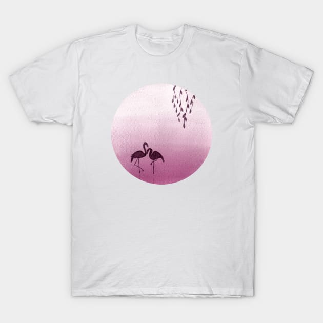 Flamingo T-Shirt by RosanneCreates